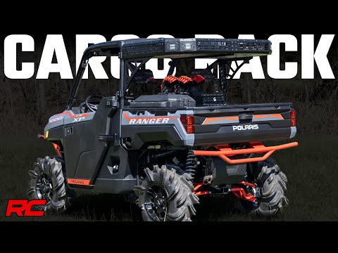 Cargo Rack | Dual 2" Black LED Pairs | Flush Mount | Polaris Ranger 1000/Ranger XP 1000 Rough Country