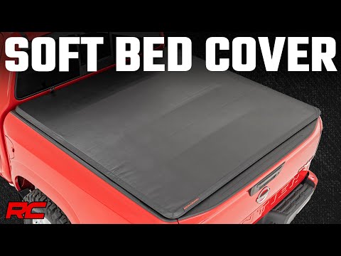 Soft Tri-Fold Bed Cover | 5' Bed | Nissan Frontier (22-23) Rough Country