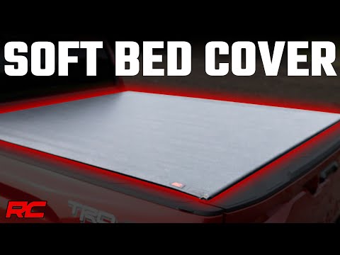 Soft Roll Up Bed Cover w/Cargo Management | 5'7" Bed | Toyota Tundra (22-23) Rough Country