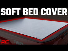 Load image into Gallery viewer, Soft Roll Up Bed Cover w/Cargo Management | 5'7" Bed | Toyota Tundra (22-23) Rough Country