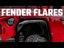 Load image into Gallery viewer, High Clearance LED Flat Fender Flare Kit | UV Treated | | Jeep Wrangler JL (18-23) Rough Country