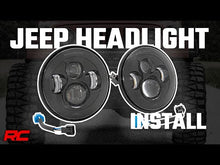 Load image into Gallery viewer, Headlights | DRL Halo LED | 7" | Jeep Wrangler TJ 4WD (1997-2006) Rough Country