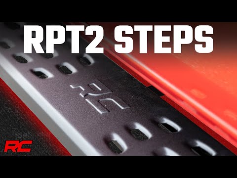 RPT2 Running Boards | Crew Cab | Black | Chevy/GMC 1500/2500HD/3500HD (19-23) Rough Country