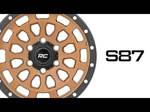 Rough Country 87 Series Wheel | Simulated Beadlock | Bronze/Black | 17x8.5 | 6x135 | +0mm Rough Country