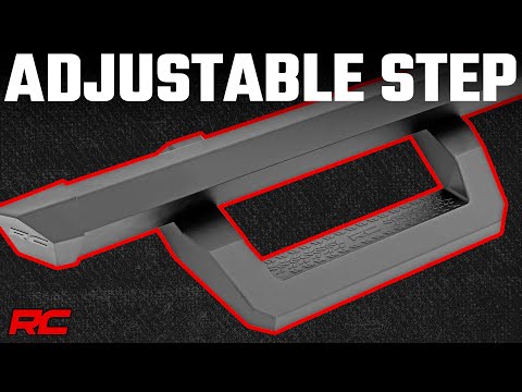 SR2 Adjustable Aluminum Steps | Crew Cab | Ford F-150/Lightning/F-250/F-350/Raptor (15-23) Rough Country