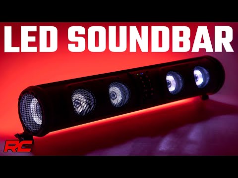Bluetooth LED Sound Bar | 8 Speaker | IP66 Waterproof | UTV/ATV Rough Country