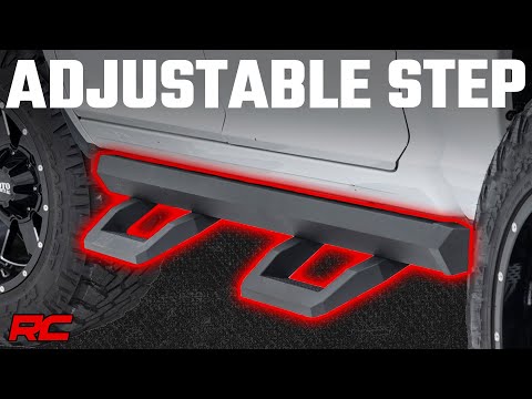 SR2 Adjustable Aluminum Steps | Crew Cab | Ram 1500/2500/3500 2WD/4WD Rough Country