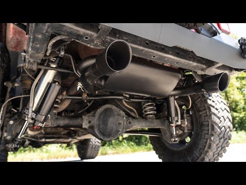 Performance Exhaust | Dual Outlet | Jeep Wrangler JK  (2007-2018) Rough Country