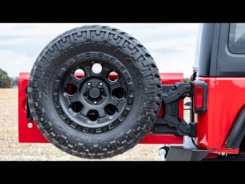 Heavy Duty Tire Carrier | Jeep Wrangler JK  (2007-2018) Rough Country