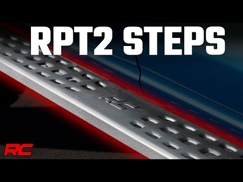 RPT2 Running Board | Crew Cab | Black | Ford F-150/F-150 Lightning/Raptor (15-23) Rough Country