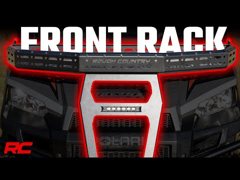 Front Cargo Rack | Black Series LED | 6" Light | Slime Line | Honda Pioneer 1000/Pioneer 1000-5 Rough Country