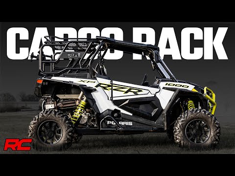 Tubular Rear Cargo Rack | Spare Tire Mount | Polaris RZR XP 1000 Rough Country