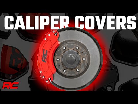 Caliper Cover | Red | Front Only | Toyota Tacoma 2WD/4WD (2005-2023) Rough Country