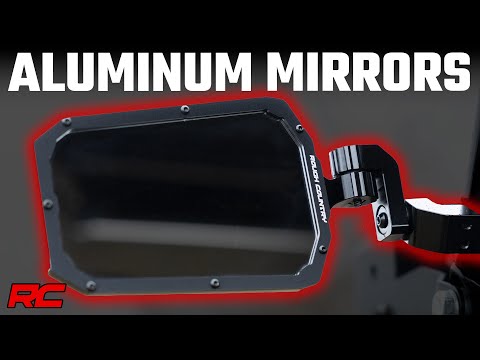 UTV Aluminum Rear View Mirror | 1.5"-2" Cage (Universal) Rough Country