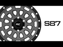 Load image into Gallery viewer, Rough Country 87 Series Wheel | Simulated Beadlock | Gray/Black | 17x8.5 | 6x5.5 | +0mm Rough Country