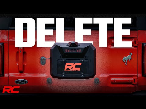 Spare Tire Carrier Delete Kit | Ford Bronco 4WD (2021-2023) Rough Country