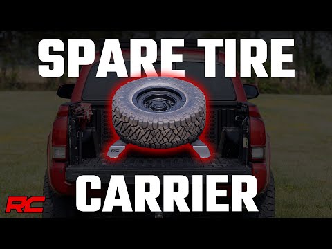 Bed Mount Spare Tire Carrier | Toyota Tacoma 2WD/4WD (2016-2023) Rough Country