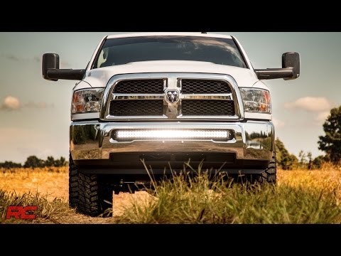 LED Bumper Mount | 40" Curved | Ram 2500/3500 4WD (2010-2018) Rough Country