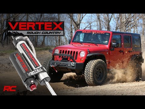 Vertex 2.5 Adj Front Shocks | 5-7.5" | NTD Lifts Only | Chevy/GMC 2500HD/3500HD (11-24) Rough Country