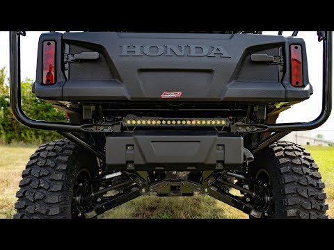 LED Light | Under Bed Mount | 20" Black Single Row | Honda Pioneer 1000/1000-5 Rough Country