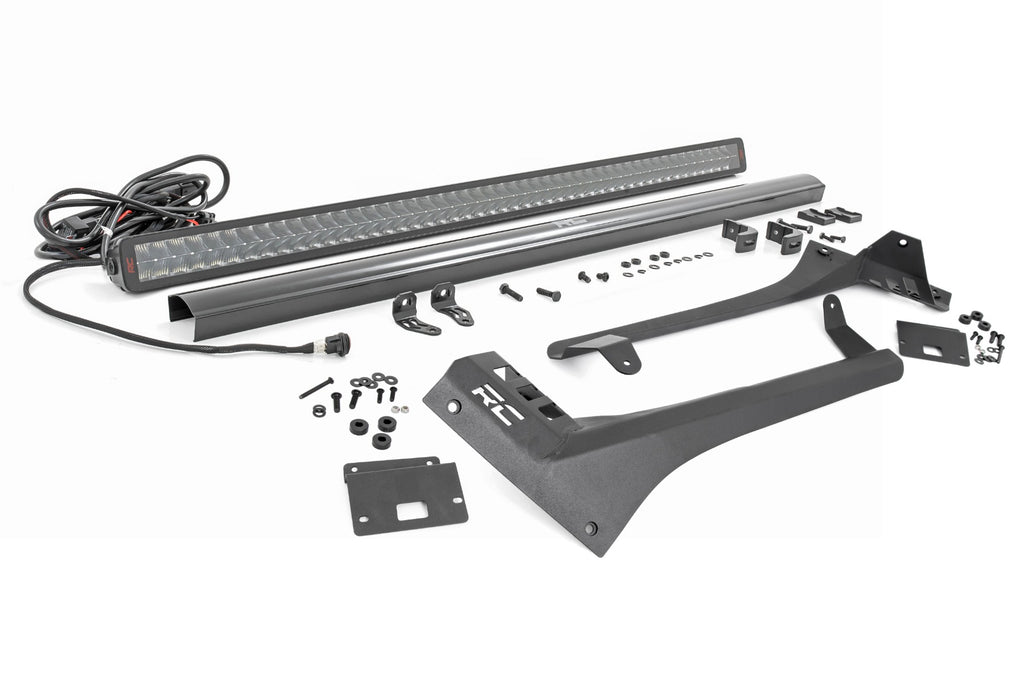 JEEP JL/JT 50IN LED UPPER WINDSHIELD MOUNT W/ 50IN DUAL ROW Spectrum SERIES Rough Country