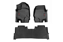 Load image into Gallery viewer, Floor Mats | FR and RR | FR Buckets | w/Factory Under Seat Storage Ford F-150 2WD/4WD (2015-2023) Rough Country