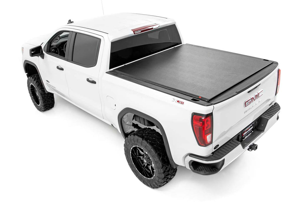 Soft Roll Up Bed Cover | 5'10" Bed | Chevy/GMC 1500 (19-23) Rough Country