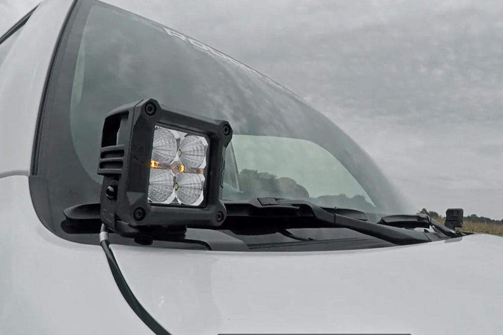 LED Light | Ditch Mount | 2" Spectrum Spot Pair | Toyota 4Runner (10-23) Rough Country