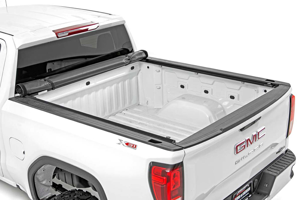 Soft Roll Up Bed Cover | 5'9" Bed | Chevy/GMC 1500 (14-18) Rough Country