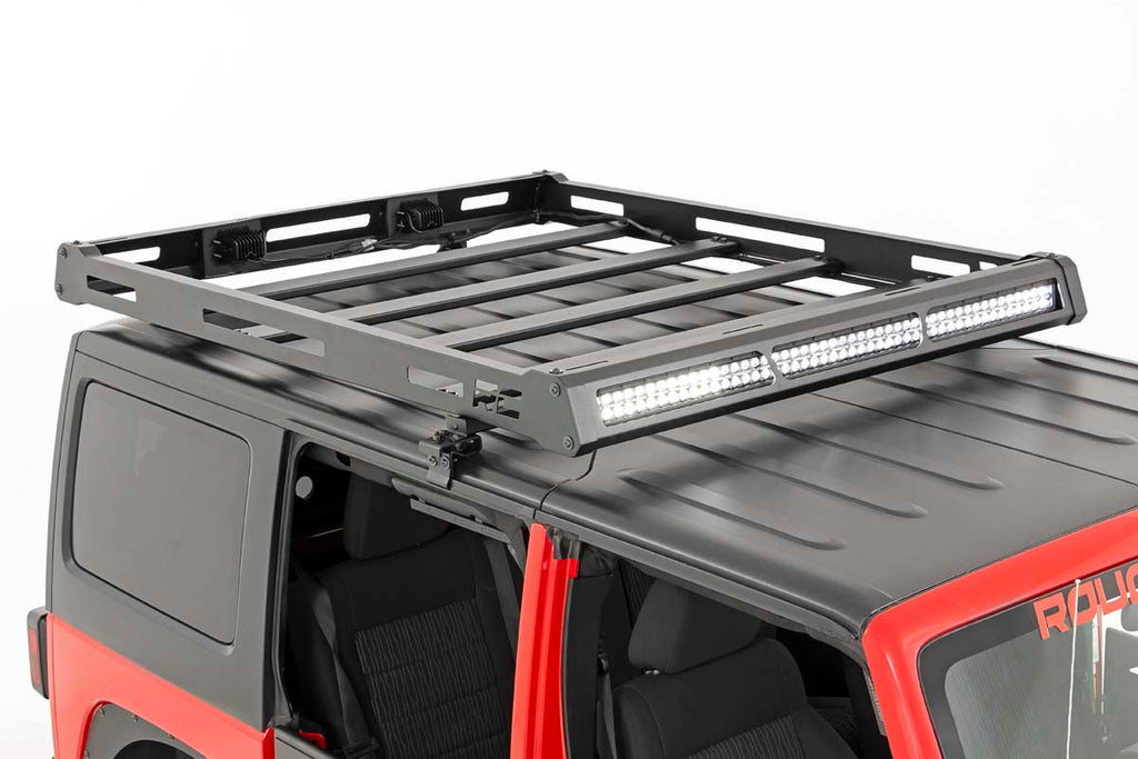 Roof Rack Black Series Lights Jeep Wrangler JK Extreme