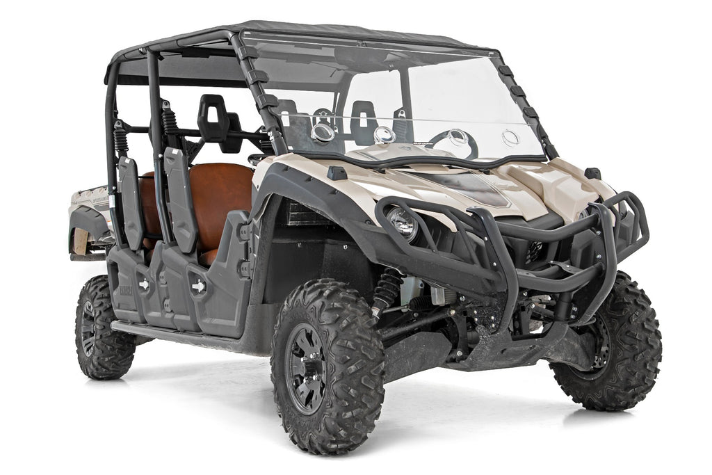Vented Full Windshield | Scratch Resistant | Yamaha Viking Rough Country