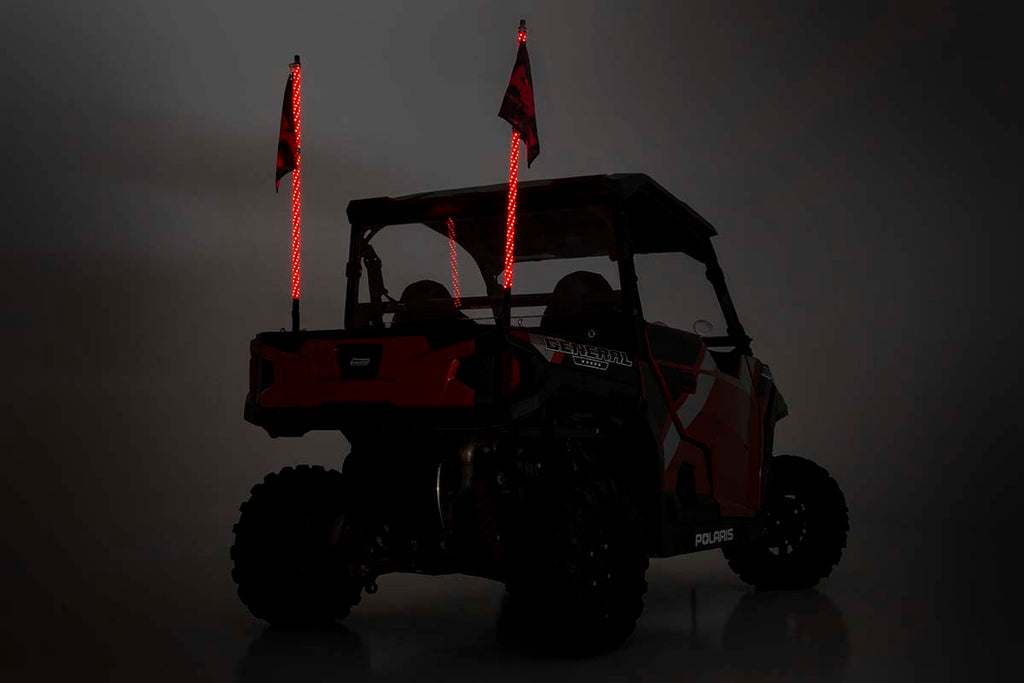 Multi-Color LED | Whip | 4' Long | Pair Rough Country