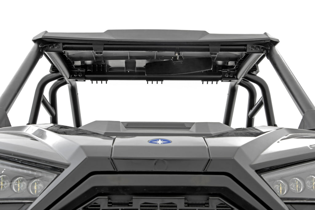 UTV Aluminum Rear View Mirror | Dome Light| 12" | 1.75-2" Mount Rough Country