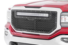 Load image into Gallery viewer, Mesh Grille | 30" Dual Row LED | Black | Amber DRL | GMC Sierra 1500 (16-18) Rough Country