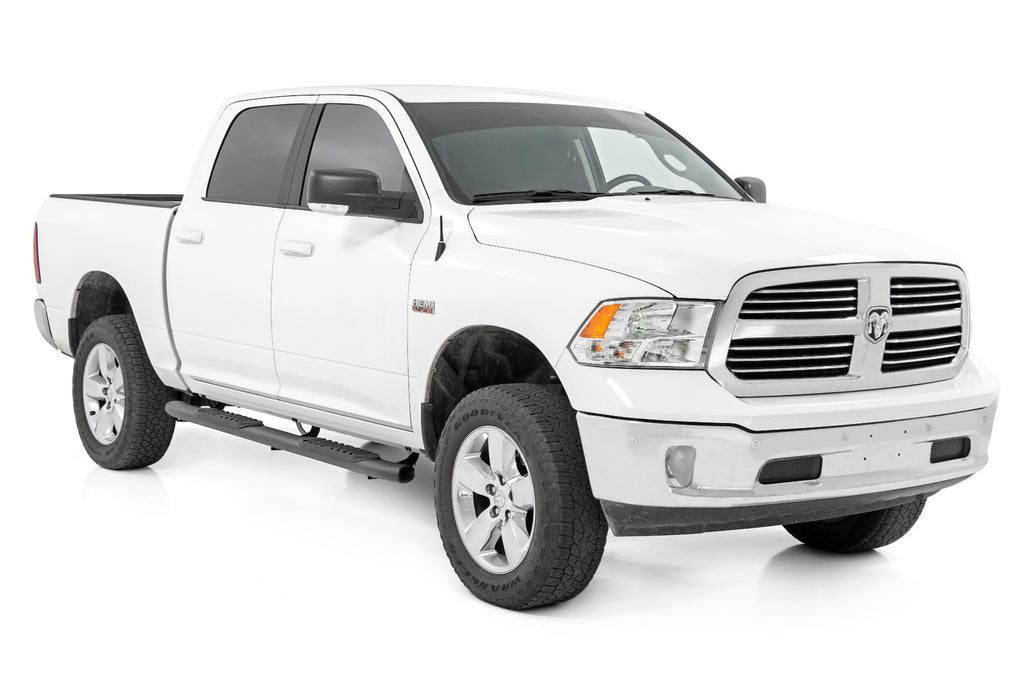 Oval Nerf Step | Crew Cab | Black | Ram 1500/2500/3500 2WD/4WD Rough Country