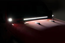 Load image into Gallery viewer, Jeep 2-inch LED Lower Windshield Kit (18-21 Wrangler JL, 20-21 Gladiator JT | Black-Series w/ White DRL) Rough Country