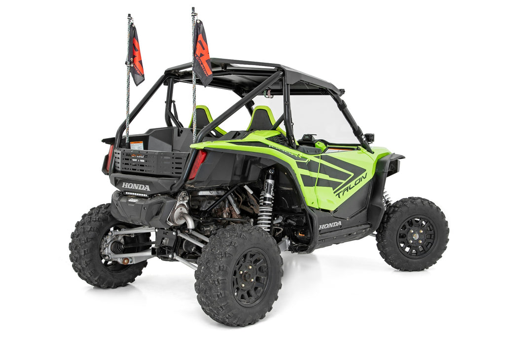Whip Mount | Bed |  4' Multl-Color LED Whip Pair | Honda Talon 1000 Rough Country