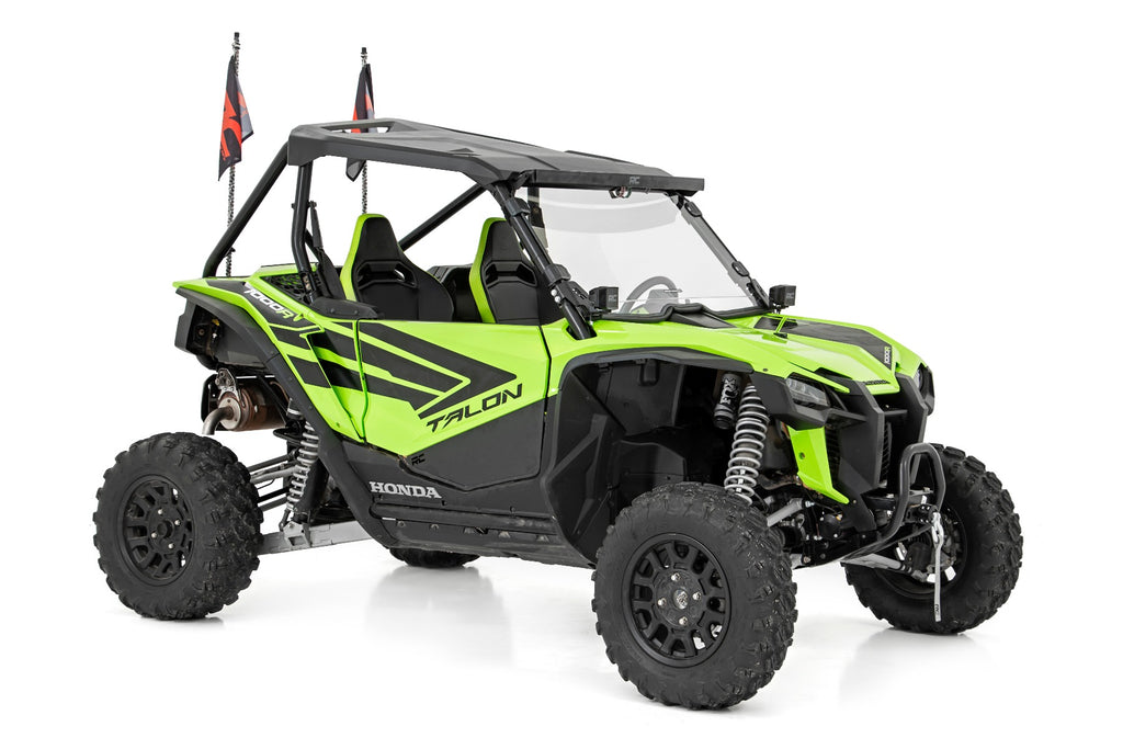 Whip Mount | Bed |  4' Multl-Color LED Whip Pair | Honda Talon 1000 Rough Country