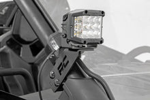 Load image into Gallery viewer, LED Light | A Pillar Mount | 2" Black Pair | Amber DRL | Polaris RZR PRO XP Rough Country