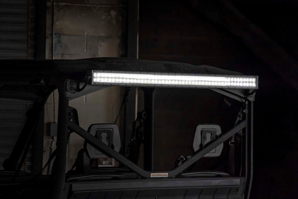 LED Light | Cab Mount | 50" Black Dual Row | Can-Am Defender HD 5/HD 8/HD 9/HD 10 Rough Country