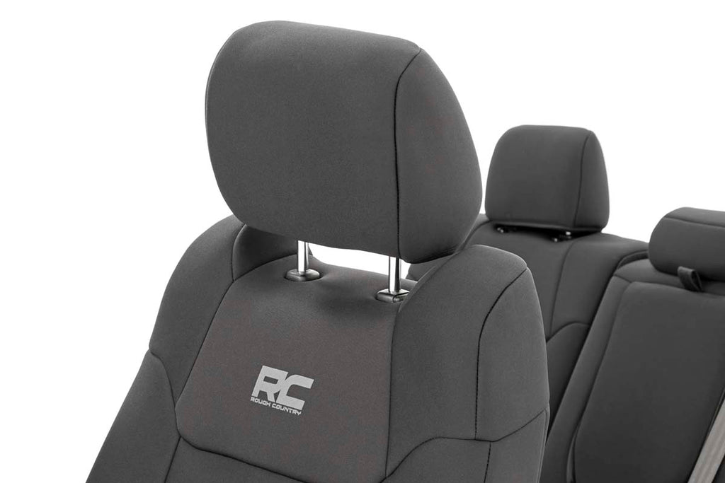Seat Covers | FR w/ Console Cover and Rear | Toyota Tundra (14-21) Rough Country