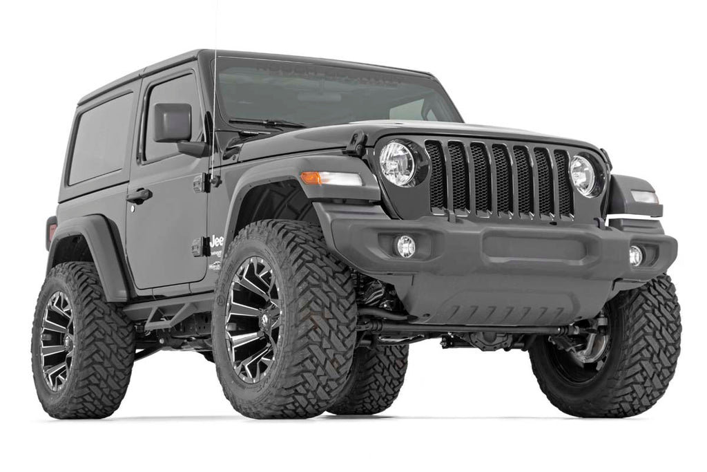 Contoured Drop Steps | 2 Door | Jeep Wrangler JL 4WD (2018-2023) Rough Country