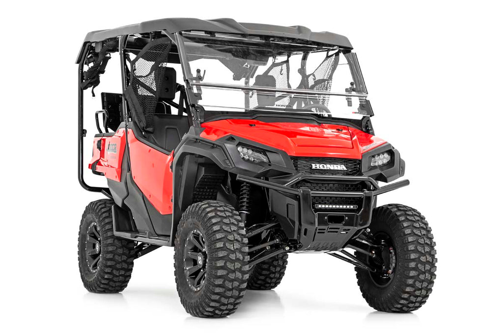 LED Light | Bumper Mount | 10" Black Slimline | Honda Pioneer 1000/Pioneer 1000-5 Rough Country