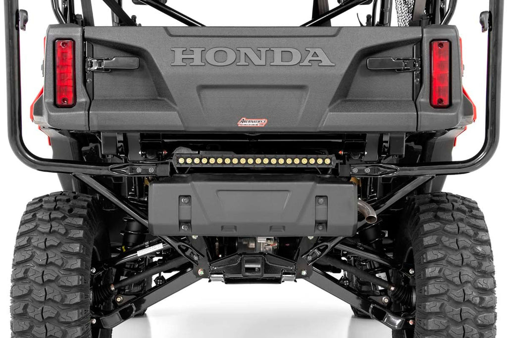 LED Light | Under Bed Mount | 20" Black Single Row | Honda Pioneer 1000/1000-5 Rough Country