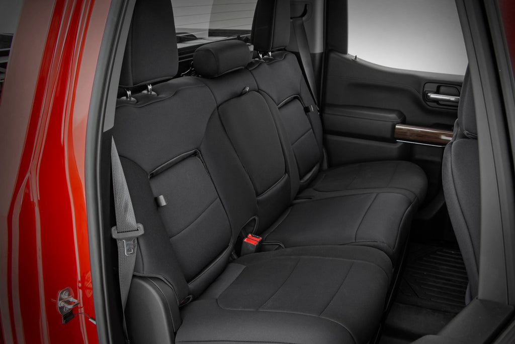 Seat Covers | FR 40/40/20 & RR Back Storage | Chevy/GMC 1500 (19-23) Rough Country
