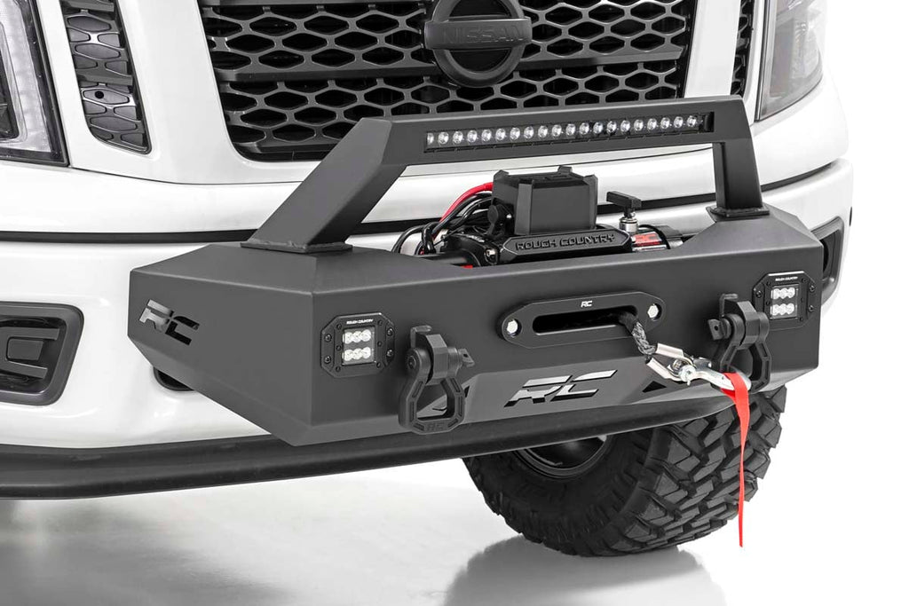 EXO Winch Mount Kit | Nissan Titan 2WD/4WD (2017-2023) Rough Country