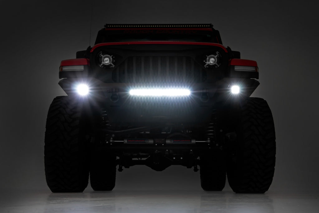 Front Bumper | Skid Plate | Jeep Gladiator JT (20-23)/Wrangler JK  (07-18)/Wrangler JL (18-23) Rough Country