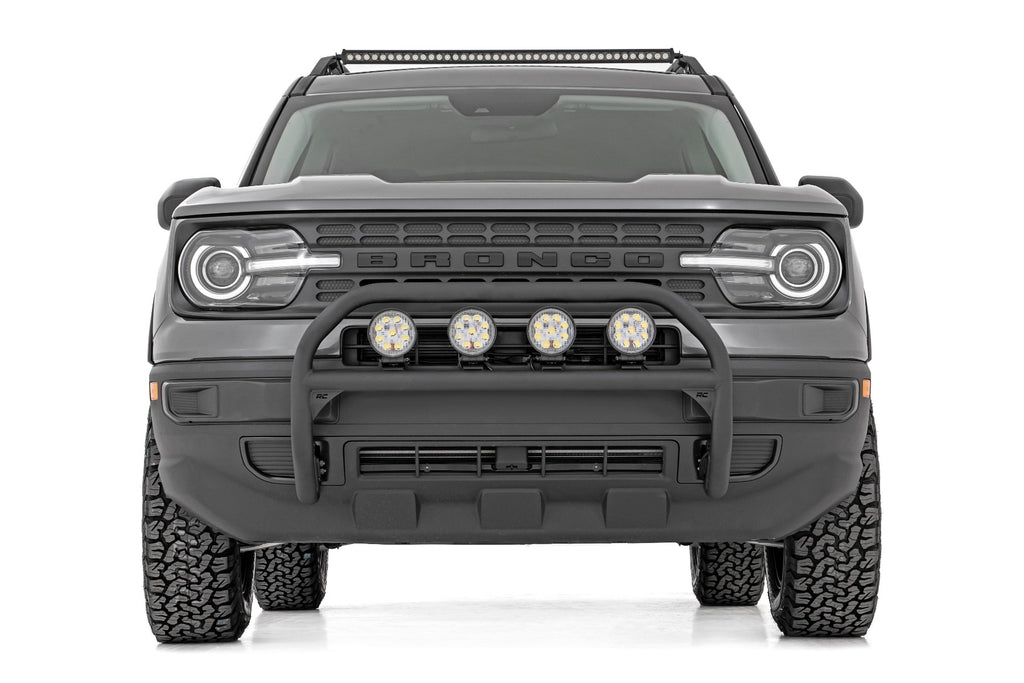 Nudge Bar | 4 Inch Round Led (x4) | Ford Bronco Sport 4WD (21-23) Rough Country