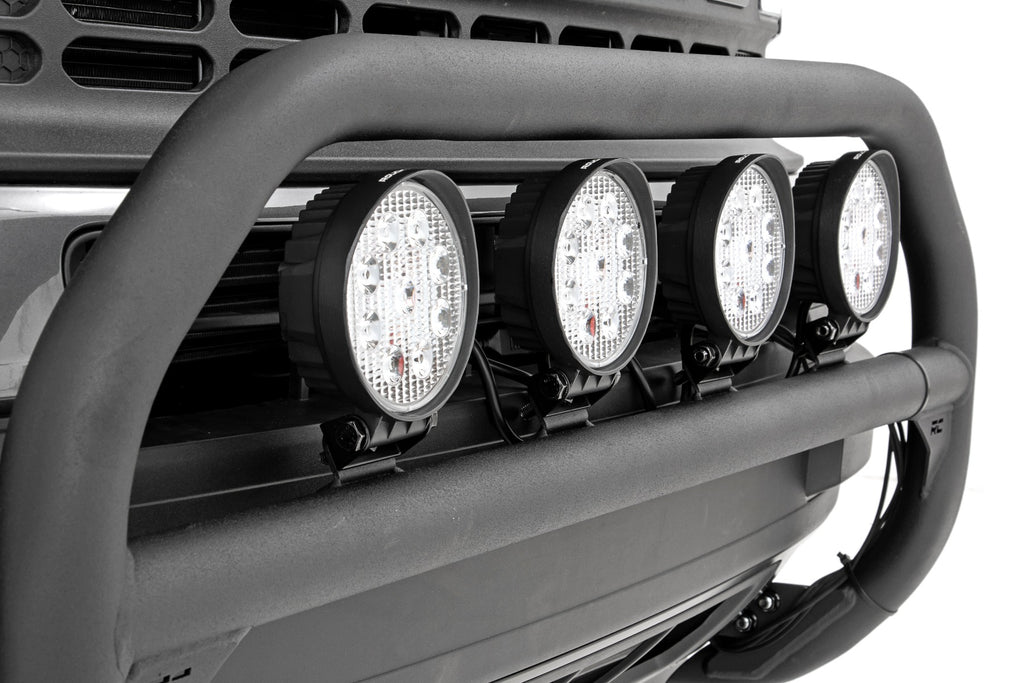 Nudge Bar | 4 Inch Round Led (x4) | Ford Bronco Sport 4WD (21-23) Rough Country