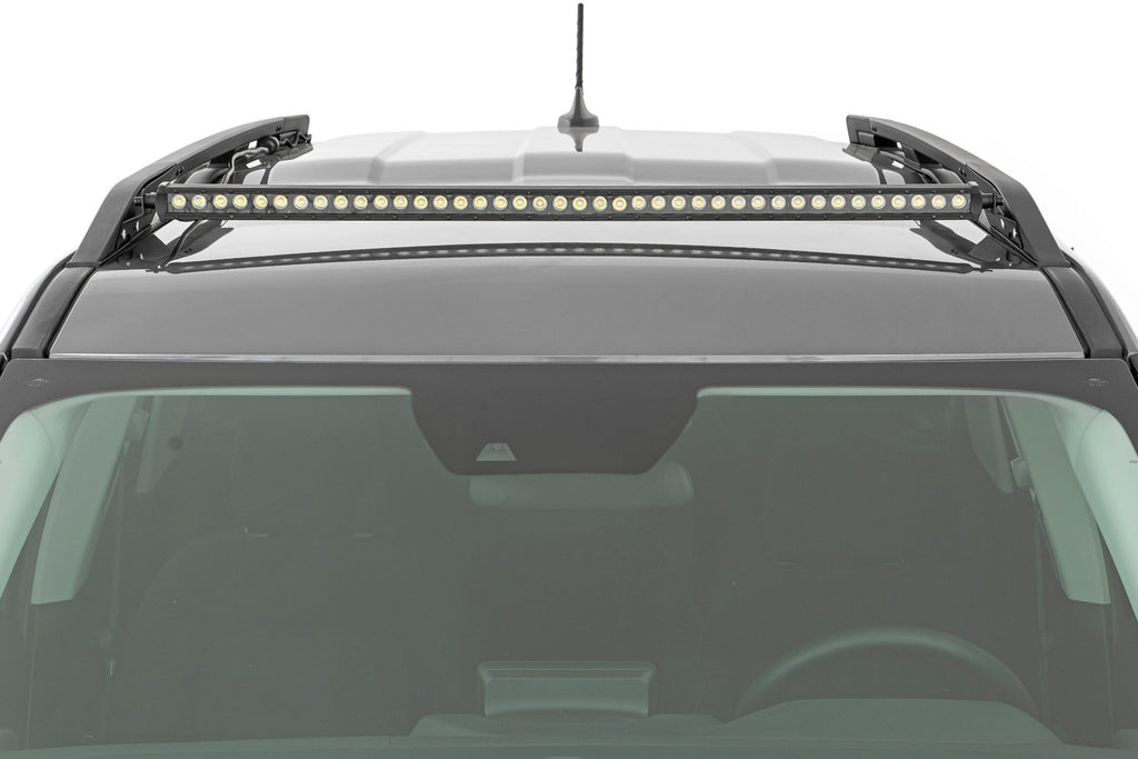 LED Light Kit | Roof Rack Mount | 40" Black Single Row | Ford Bronco Sport (21-23) Rough Country